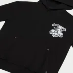Black Godspeed Circle Of Life Hoodie Close View