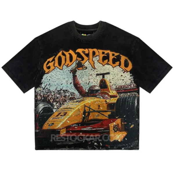 Black Godspeed F1 Finish Line Tee