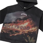 Black Godspeed Hollywood Infermo Hoodie Close View