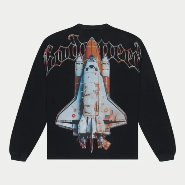 Black Godspeed Lift Off Long Sleeve T-Shirt