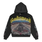 Black Godspeed Long Lonely Road Pullover Hoodie