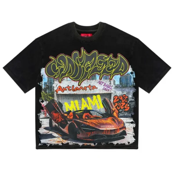 Black Godspeed Miami Artlanda T-Shirt