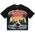 Black Godspeed Miami Exclusive Shark Tee