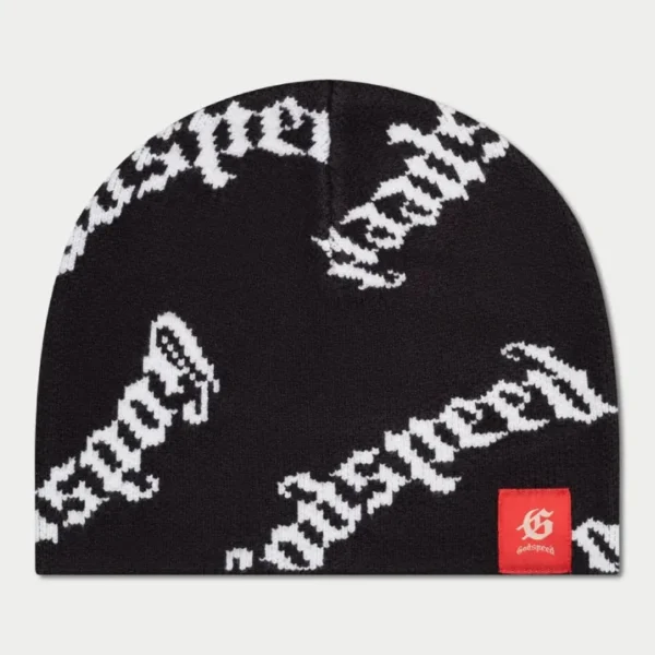 Black Godspeed OG Logo Beanie Hat