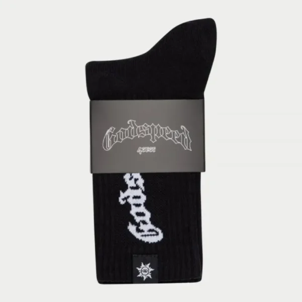 Black Godspeed OG Logo Socks