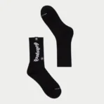 Black Godspeed OG Logo Socks Open View