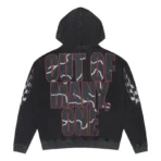 Black Godspeed Racer Goldie Hoodie Back View