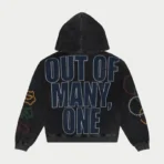 Black Wash Godspeed Dream Team 24 Hoodie Back View