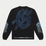 Black Wash Godspeed F.T.D L_S T-Shirt Back