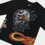 Black Wash Godspeed P.Y.P T-Shirt Close View