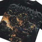 Black Wash Godspeed Steel Sharpens T-Shirt - Image 3