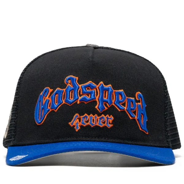Black/Blue Godspeed GS Forever Trucker Hat