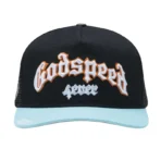 Black-Light Blue Godspeed Forever Trucker Hat