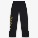Black-Yellow Godspeed OG Logo Sweat Pants Back View