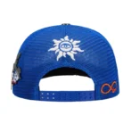 Blue Godspeed Forever Trucker Hat Back View