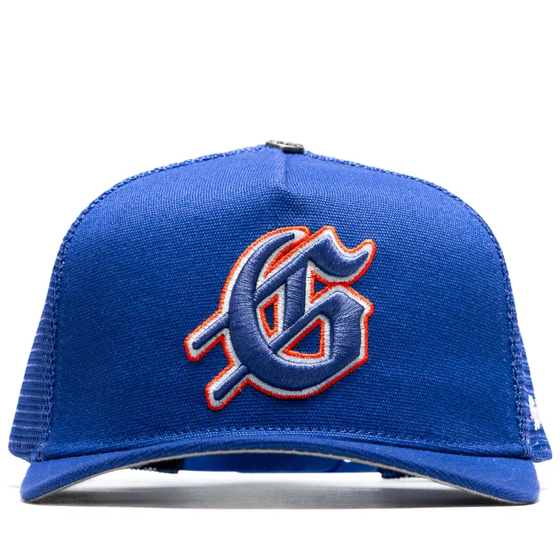 Blue Godspeed Gs Logo Trucker Hat - Godspeed Blue Godspeed GS Logo Trucker Hat