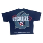 Blueberry Godspeed Outdoor Crew Neck T-Shirt Back