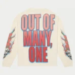 Bone Vision Flowers Thermal Long Sleeve Shirt Back View