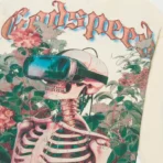 Bone Vision Flowers Thermal Long Sleeve Shirt Close-Up View