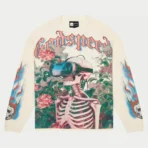 Bone Vision Flowers Thermal Long Sleeve Shirt