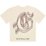 Bone Yellow Godspeed Mankind Vs AI III Crew Neck T-Shirt Back