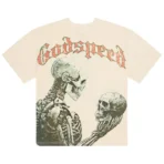 Bone Yellow Godspeed Mankind Vs AI III Crew Neck T-Shirt