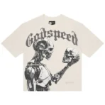 Bone/Black Godspeed Mankind vs AI 3 Tee