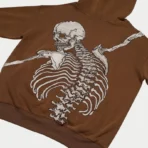 Brown Godspeed R.O.D Hoodie Close View