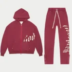 Burgundy Godspeed Clothing OG Logo V2 Sweatsuit