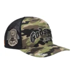 Camo-Black Godspeed Forever Trucker Hat Side View