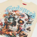 Cream Godspeed Bone T-Shirt Close View