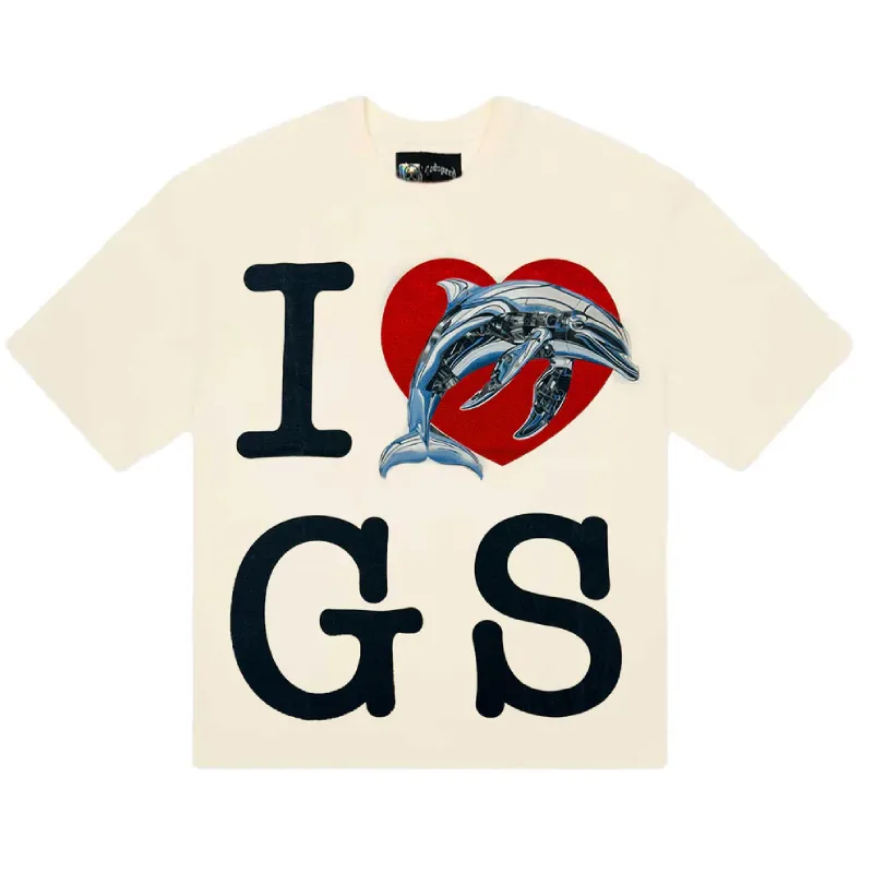 Cream Godspeed Exclusive Miami Dolphin Tee - Godspeed Cream Godspeed Exclusive Miami Dolphin Tee