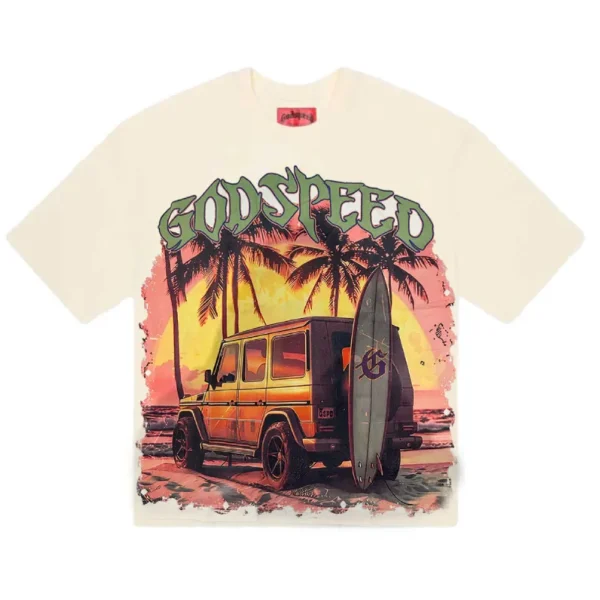 Cream Godspeed Miami Exclusive G-Wagon Tee