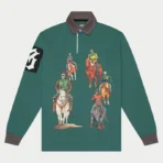 Green Godspeed Clothing Five Horsemen Rugby Shirt