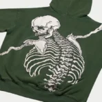 Green Godspeed R.O.D Cotton Hoodie Close View