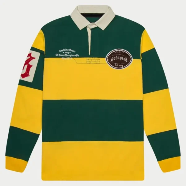 Green/Yellow Godspeed Classic Rugby Long Sleeves Shirt