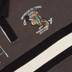 Grey Godspeed Clothing Merrick Classic Rugby Shirt Smoke Close