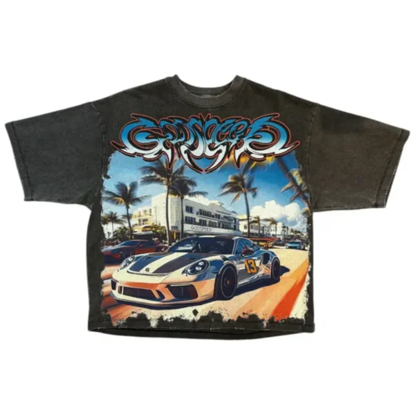 Grey Godspeed Miami Exclusive GT T-Shirt
