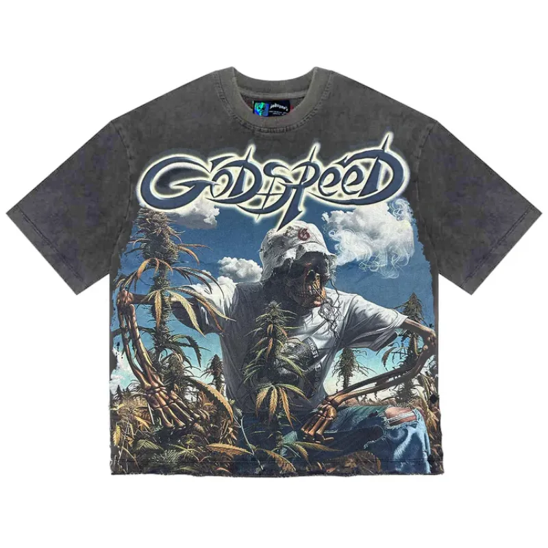 Grey Godspeed Outdoor Earl Tee - Godspeed Grey Godspeed Outdoor Earl Tee