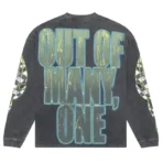 Grey Godspeed Sunset Drift Thermal L_S T-Shirt Back View