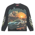 Grey Godspeed Sunset Drift Thermal L_S T-Shirt