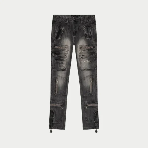 Grey Wash Godspeed Cargo Pants