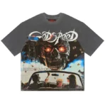 Grey Wash Godspeed Drive In Tee