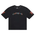 Grey Wash Godspeed Pastel Cowboy Crew Neck T-Shirt