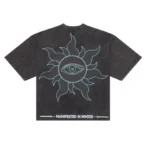 Grey Wash Godspeed Sunken Liberty T-Shirt Back View