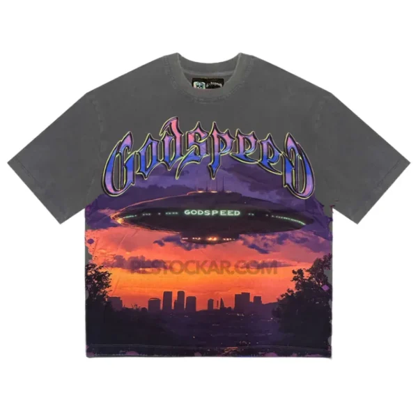 Grey Wash Godspeed U.A.P Tee