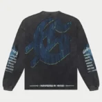 Grey Wash New Godspeed F.T.D LS T-Shirt Back