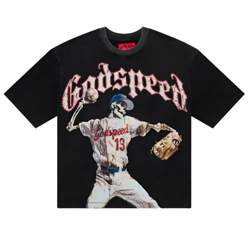 Grey Wash Strike I T-Shirt - Godspeed Grey Wash Strike I T-Shirt