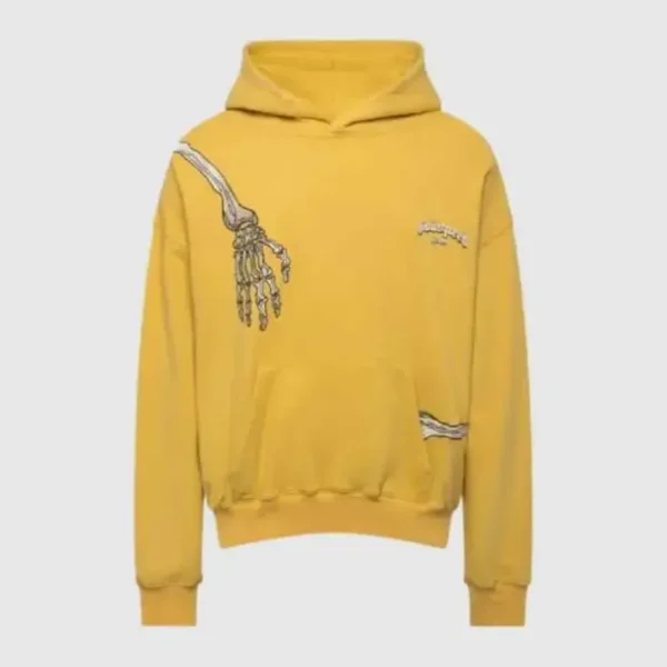 Grey Yellow Godspeed Hoodie