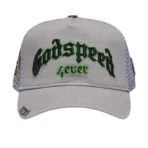 Grey-Green Godspeed Forever Trucker Hat